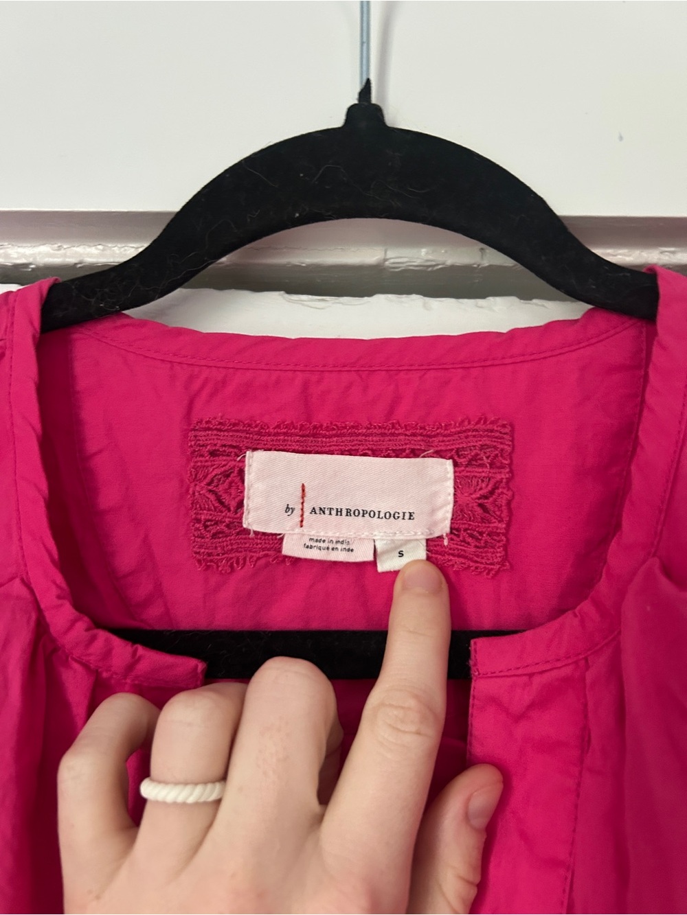 The Somerset Maxi Dress: Cutwork Edition Pink Size S - Picture 5 of 8